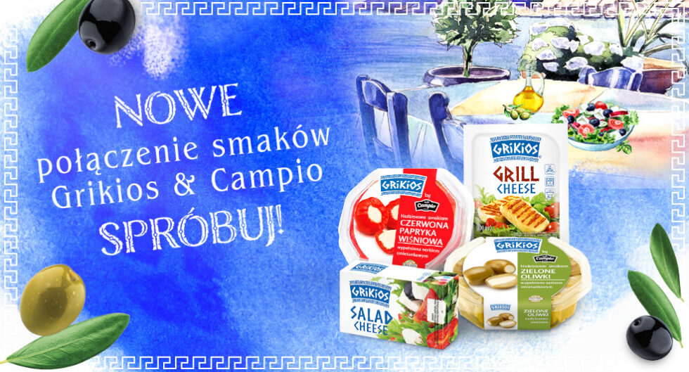 Oferta Grikios poszerza się o warzywne antipasti Campio